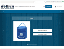 Tablet Screenshot of debrin.com.br